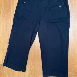 Kids Black Cargo Pants